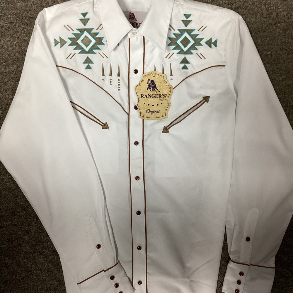 Rangers Fitted Men’s Western Shirt
